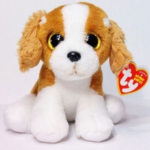 New 2020 TY Beanie Baby 6" BARKER the Spaniel Dog‎ Stuffed Animal Toy Plush